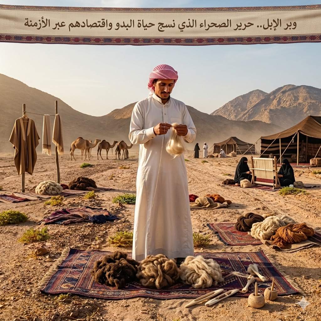وبر الإبل.. حرير الصحراء الذي نسج حياة البدو واقتصادهم عبر الأزمنة